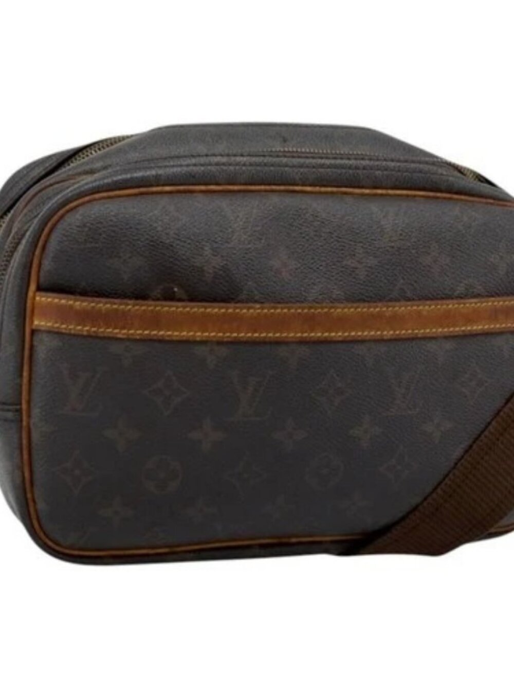LOUIS VUITTON Monogram Reporter PM Shoulder Bag M45254 LV Auth bs35458